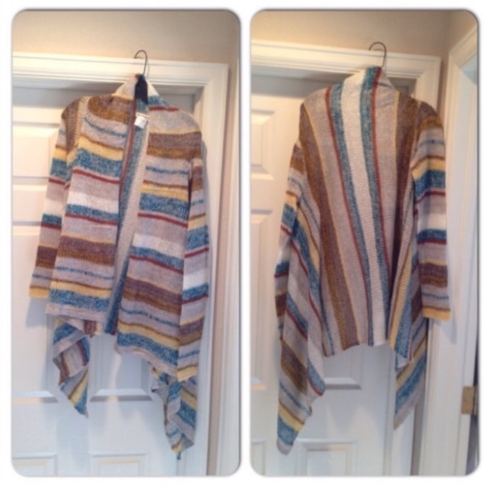 Stony Color Lightweight Open Cardigan
